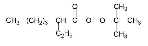tert-Butyl peroxy-2-ethylhexanoate Molecular Structure