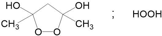 Acetylacetone Peroxide Molecular Structure