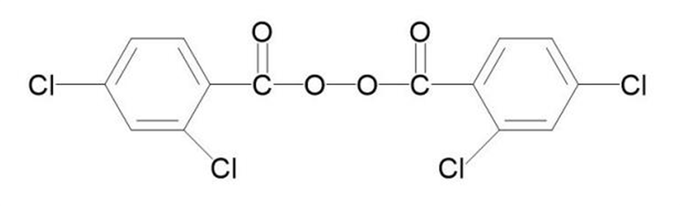 Di(2,4-dichlorobenzoyl) peroxide Molecular Structure