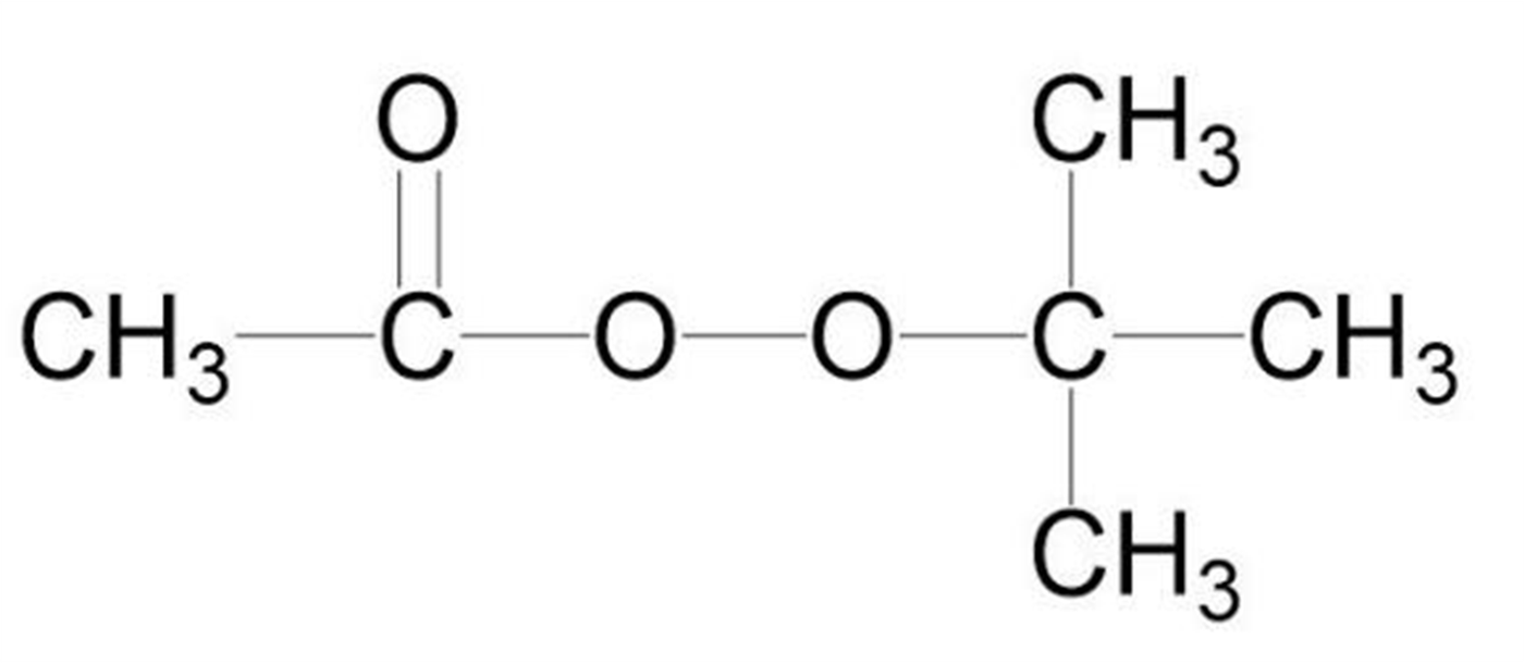 tert-Butyl peroxyacetate, 50% solution Molecular Structure