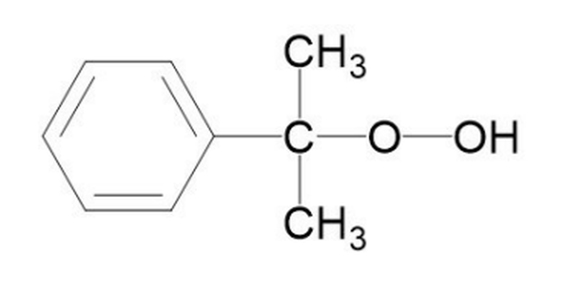 Cumyl Hydroperoxide 90% Molecular Structure