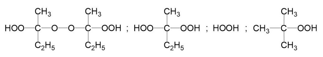 Methyl Ethyl Ketone Peroxide Molecular Structure