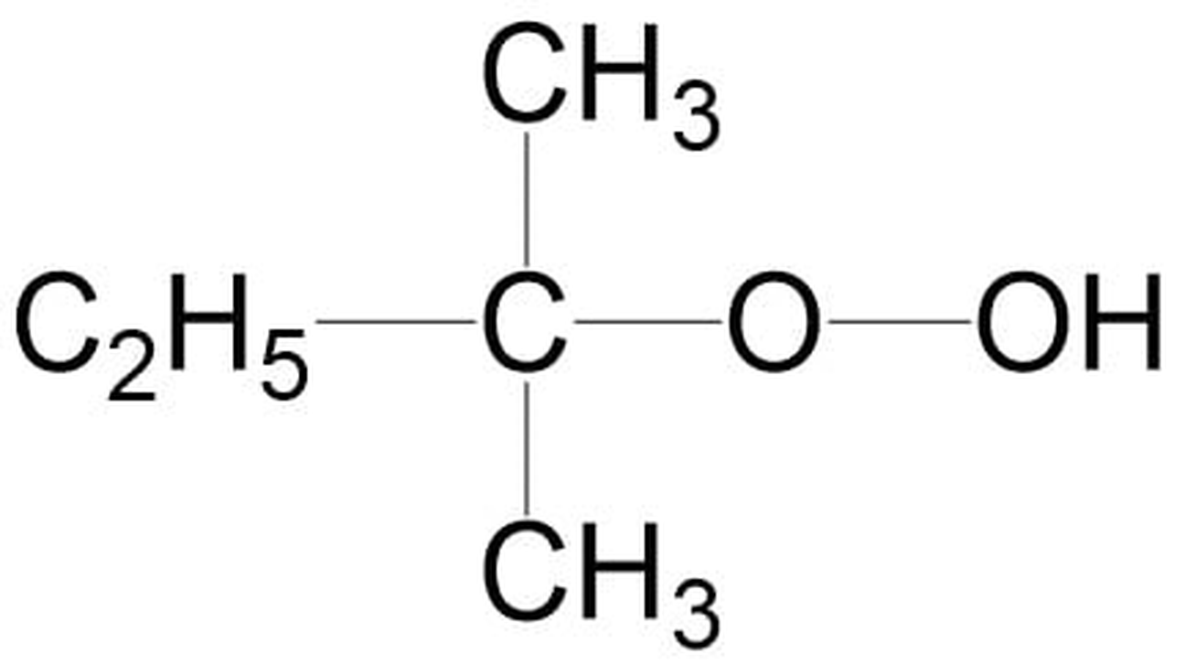 tert-Amyl hydroperoxide Molecular Structure